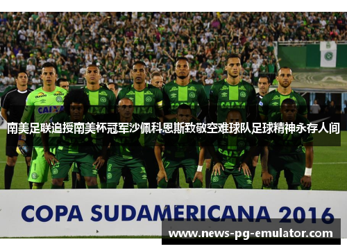 南美足联追授南美杯冠军沙佩科恩斯致敬空难球队足球精神永存人间